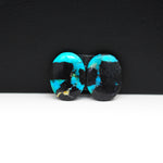 Mohave Buffalo composite pair 16x12x3mm 10ct oval cabochon Kingman - photo 4