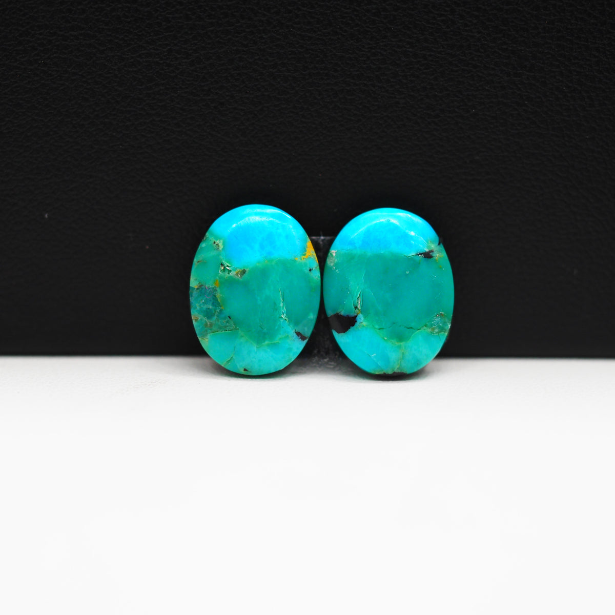 Mohave Buffalo composite pair 15x12x3mm 9.5ct oval cabochon Kingman - photo 4