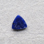 Natural Sodalite Trillion Cabochon 12x13mm 3.5ct - Royal Blue with White Calcite Veining - Pedra Gems