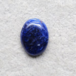 Natural Sodalite Oval Cabochon 21x16mm 12ct - Royal Blue with White Calcite Veining - Pedra Gems