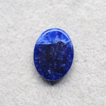 Natural Sodalite Oval Cabochon 21x16mm 12ct - Royal Blue with White Calcite Veining - Pedra Gems
