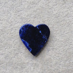 Natural Sodalite Heart Cabochon 23x22mm 14ct - Royal Blue with White Calcite Veining - Pedra Gems