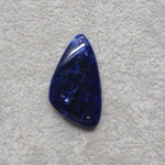 Natural Sodalite Freeform Cabochon 33x18mm 19.5ct - Royal Blue with White Calcite Veining - Pedra Gems