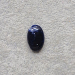 Natural Sodalite Oval Cabochon 16x11mm 5ct - Royal Blue with White Calcite Veining - Pedra Gems