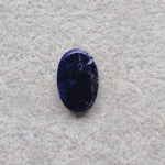 Natural Sodalite Oval Cabochon 16x11mm 5ct - Royal Blue with White Calcite Veining - Pedra Gems