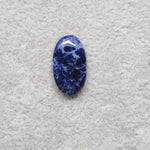 Natural Sodalite Oval Cabochon 20x12mm 7ct - Royal Blue with White Calcite Veining - Pedra Gems