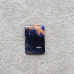 Natural Sodalite Cushion Cabochon 19x13mm 8ct - Royal Blue with White Calcite Veining - Pedra Gems