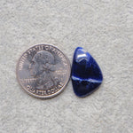 Natural Sodalite Freeform Cabochon 22x14mm 9ct - Royal Blue with White Calcite Veining - Pedra Gems