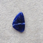 Natural Sodalite Freeform Cabochon 22x14mm 9ct - Royal Blue with White Calcite Veining - Pedra Gems