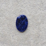 Natural Sodalite Oval Cabochon 19x13mm 4.5ct - Royal Blue with White Calcite Veining - Pedra Gems