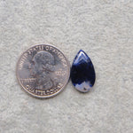 Natural Sodalite Pear Cabochon 19x11mm 6ct - Royal Blue with White Calcite Veining - Pedra Gems