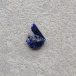Natural Sodalite Diamond Cabochon 14x12mm 3.5ct - Royal Blue with White Calcite Veining - Pedra Gems