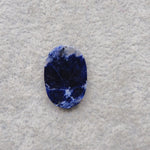 Natural Sodalite Oval Cabochon 20x13mm 7ct - Royal Blue with White Calcite Veining - Pedra Gems