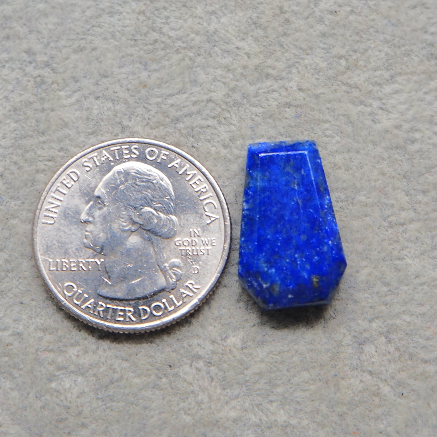 Lapis Lazuli Cabochon 20x13mm 14.5ct Coffin – Pedra Gems