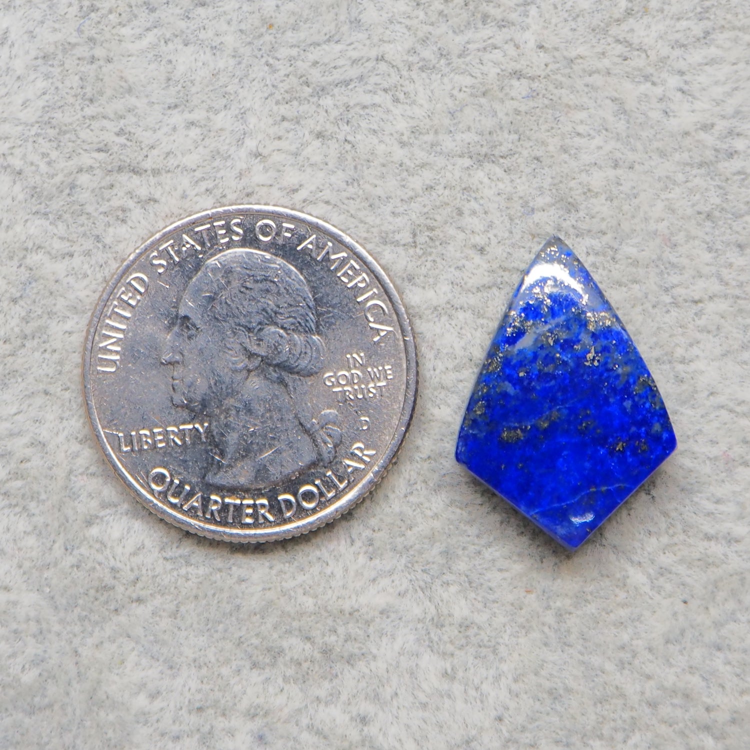 Lapis Lazuli Cabochon 22x15mm 13ct Kite – Pedra Gems