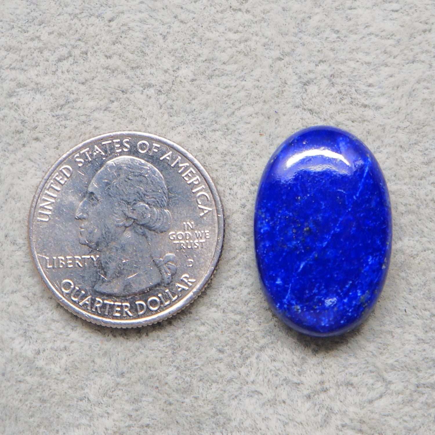 Lapis Lazuli Cabochon 26x17mm 24.5ct Oval – Pedra Gems