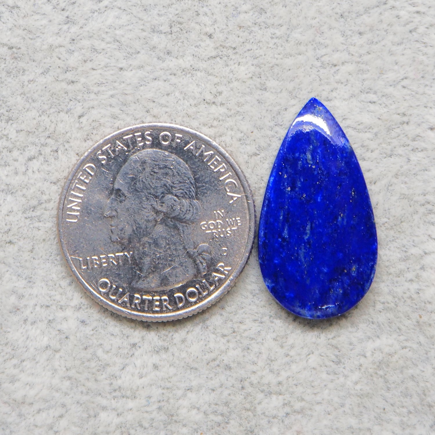 Lapis Lazuli Cabochon 27x15mm 9.5ct Pear – Pedra Gems