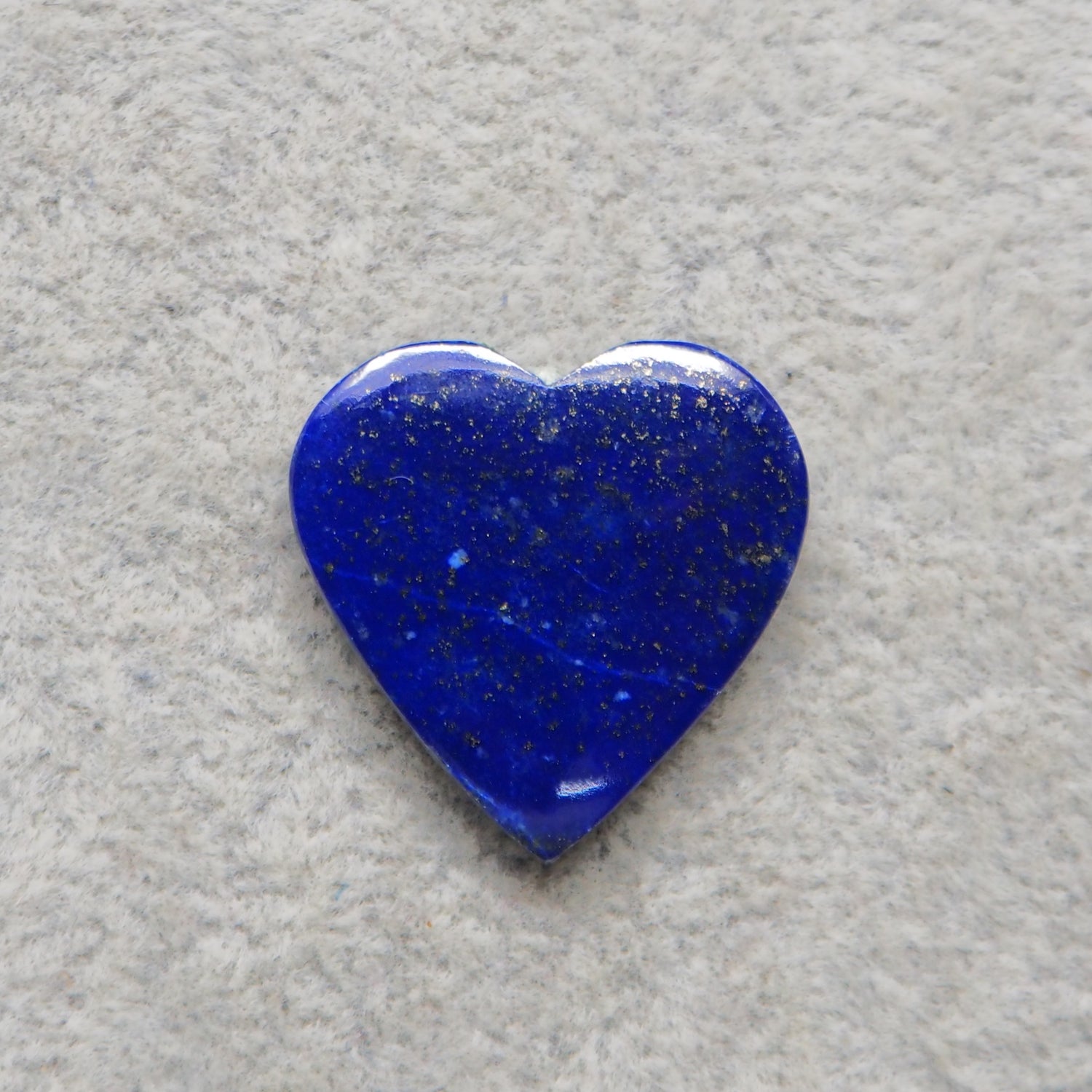 Natural Lapis Lazuli Heart Cabochon 22x22mm 20ct – Pedra Gems One of a Kind Loose Gemstone