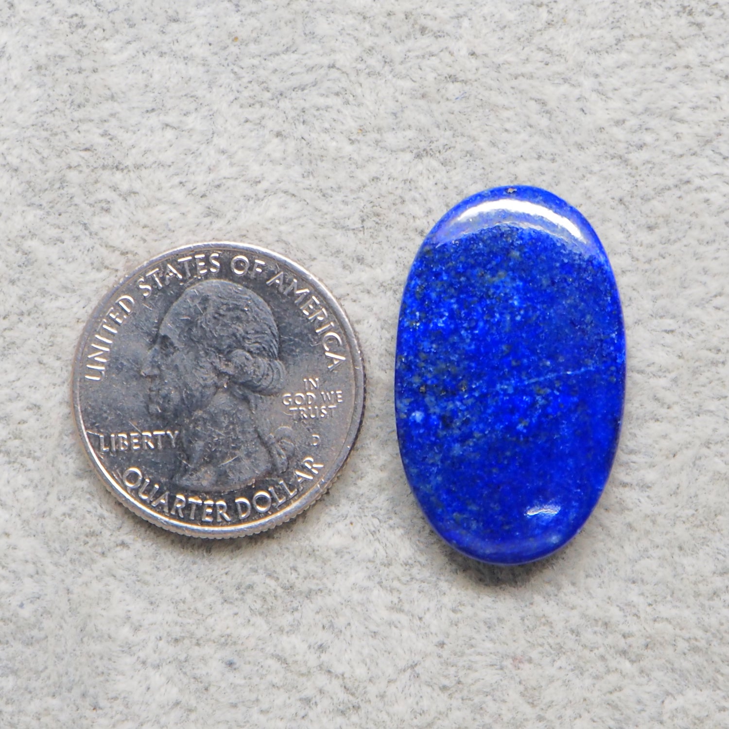 Natural Lapis Lazuli Oval Cabochon 30x18mm 25ct – Pedra Gems One of a Kind Loose Gemstone