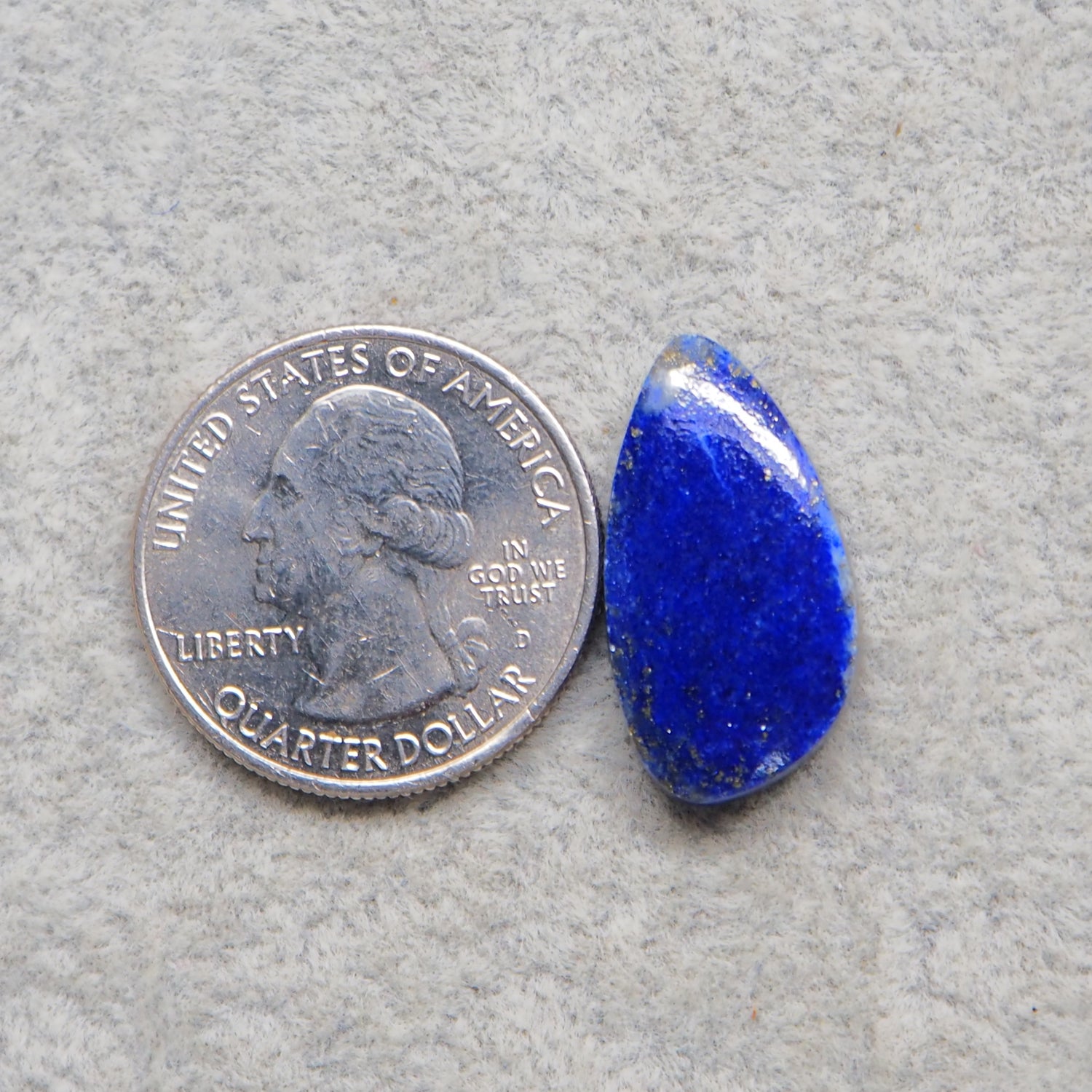 Natural Lapis Lazuli Freeform Cabochon 23x13mm 13ct – Pedra Gems One of a Kind Loose Gemstone