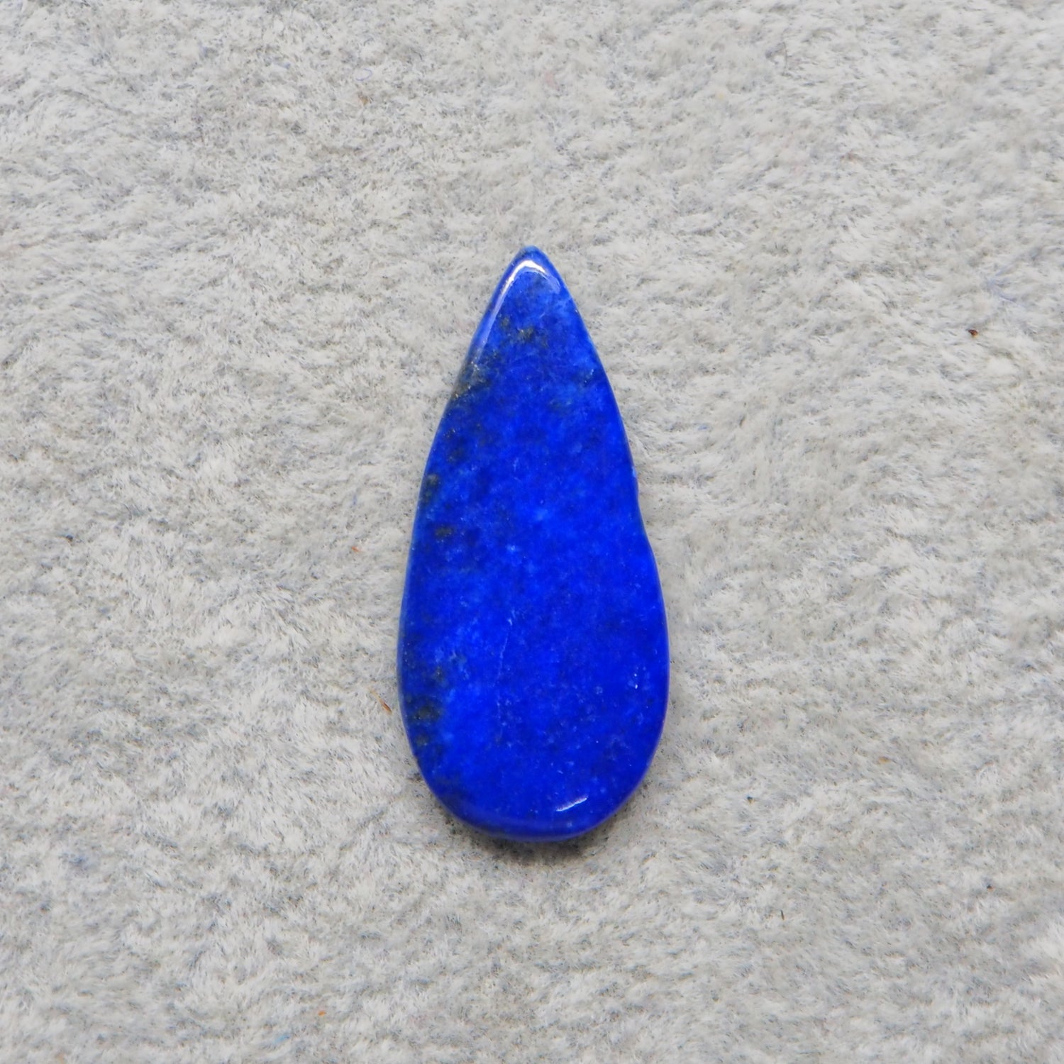 Natural Lapis Lazuli Pear Cabochon 30x13mm 9ct – Pedra Gems One of a Kind Loose Gemstone