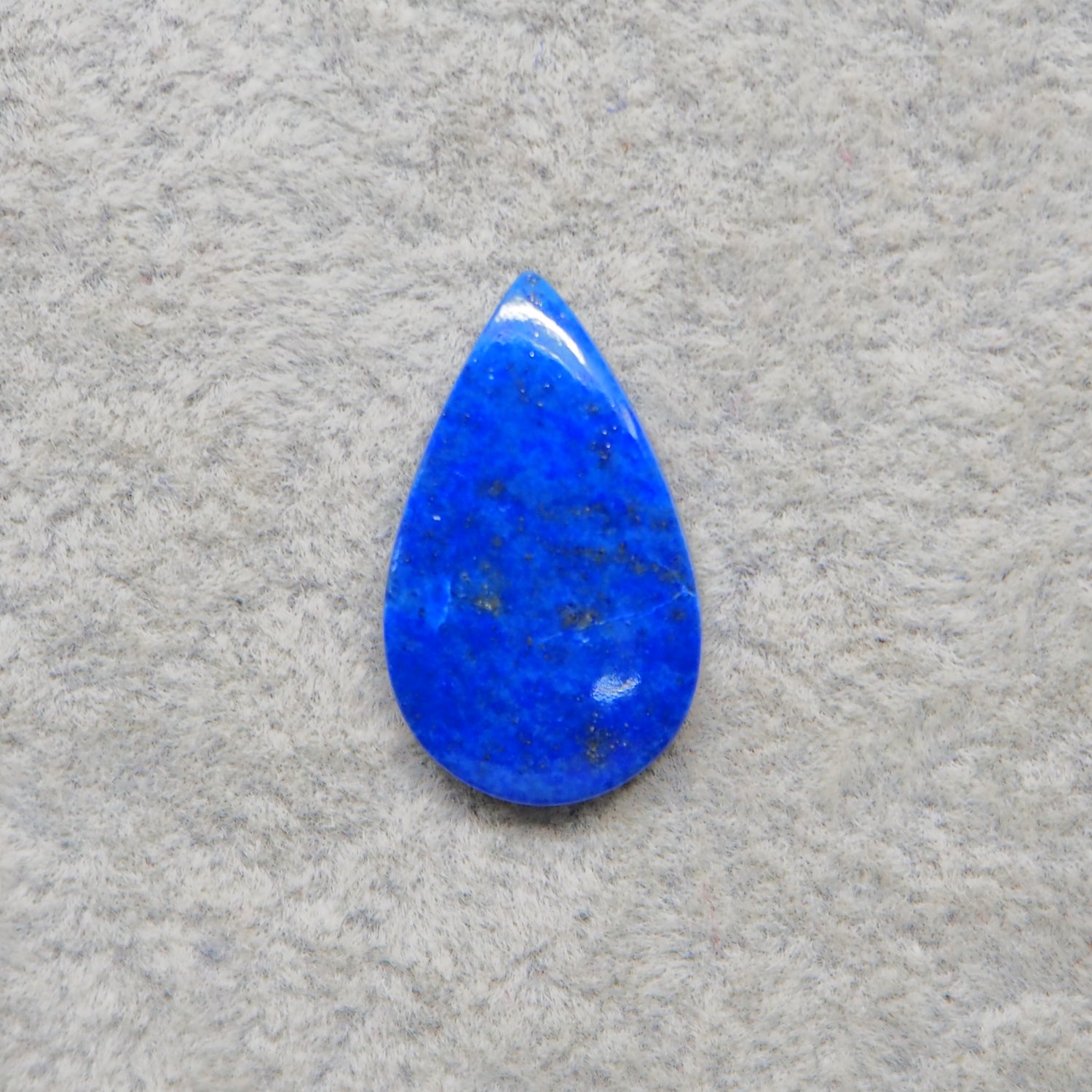 Natural Lapis Lazuli Pear Cabochon 24x14mm 7.5ct – Pedra Gems One of a Kind Loose Gemstone