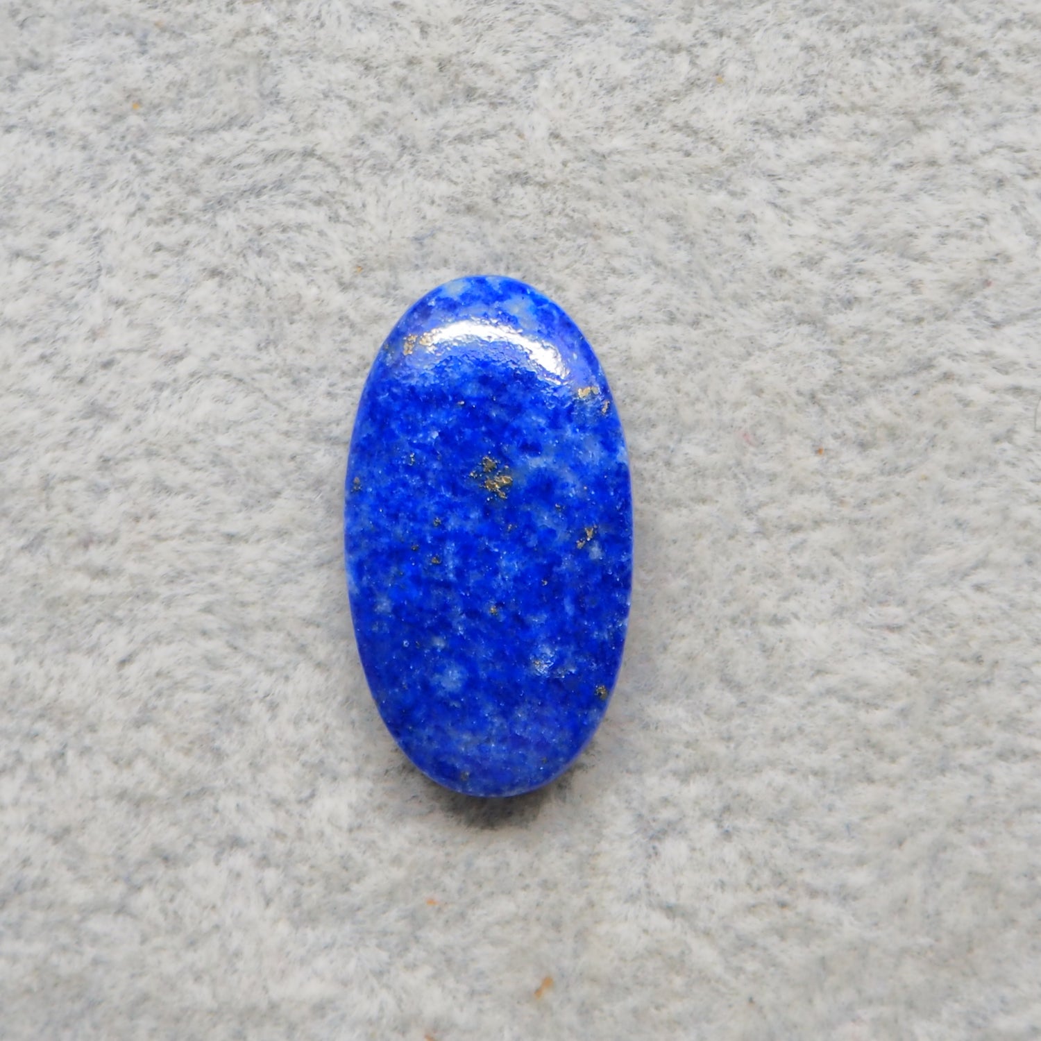 Natural Lapis Lazuli Oval Cabochon 24x13mm 14ct – Pedra Gems One of a Kind Loose Gemstone