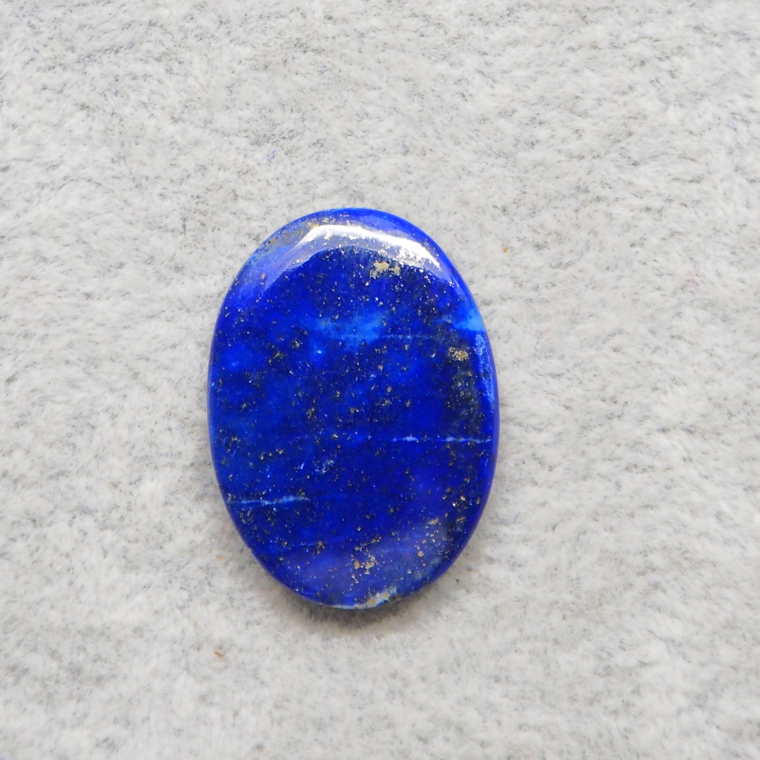 Natural Lapis Lazuli Oval Cabochon 26x19mm 20.5ct – Pedra Gems One of a Kind Loose Gemstone