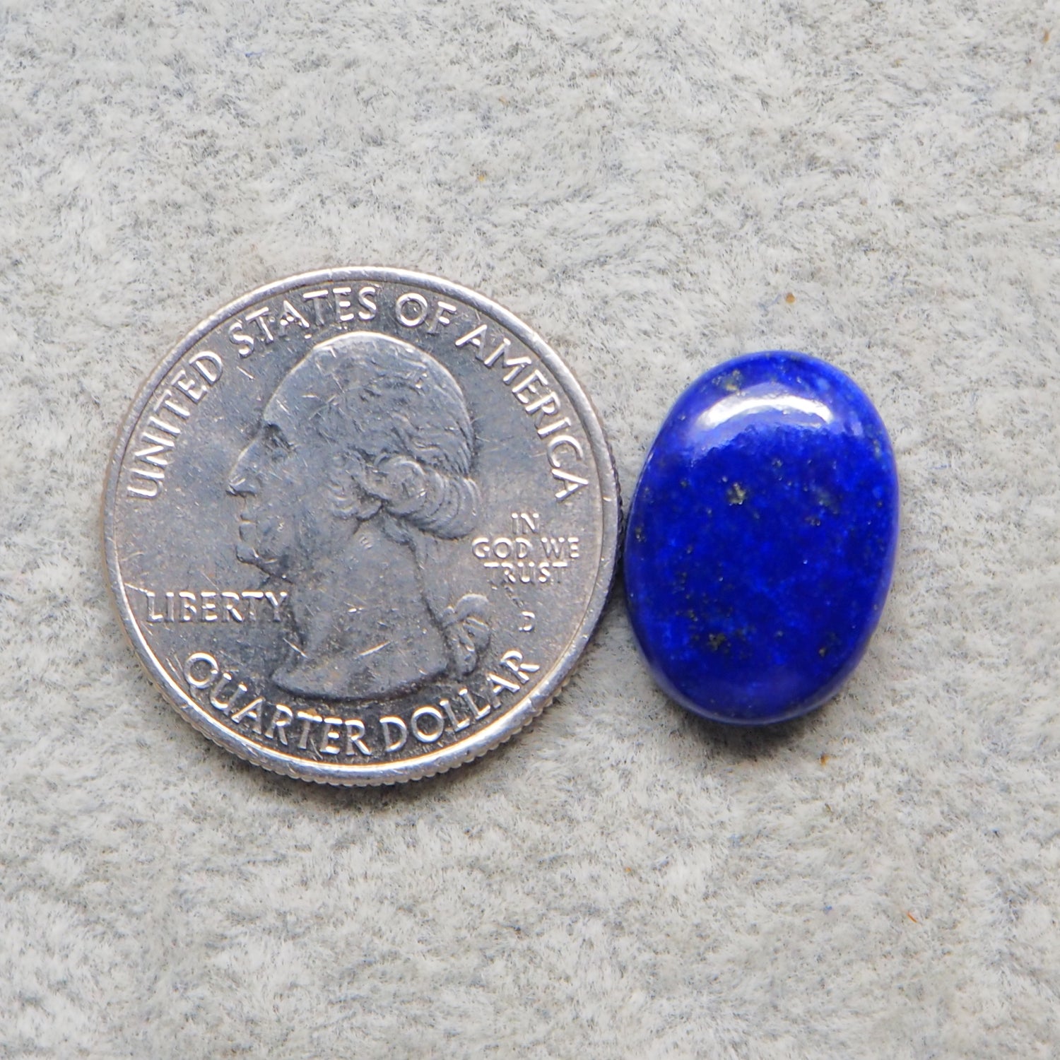 Natural Lapis Lazuli Oval Cabochon 17x12mm 10.5ct – Pedra Gems One of a Kind Loose Gemstone