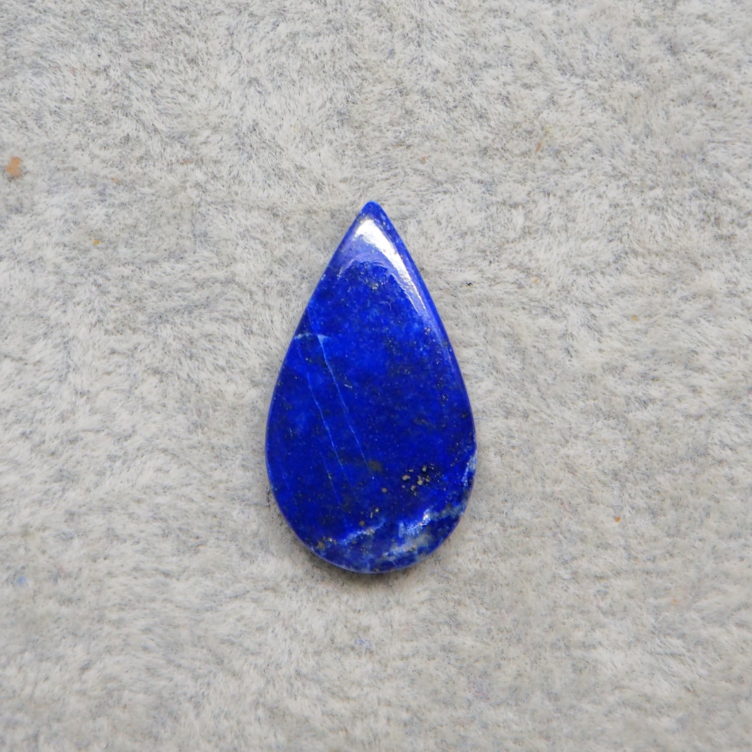 Natural Lapis Lazuli Pear Cabochon 22x13mm 6.5ct – Pedra Gems One of a Kind Loose Gemstone