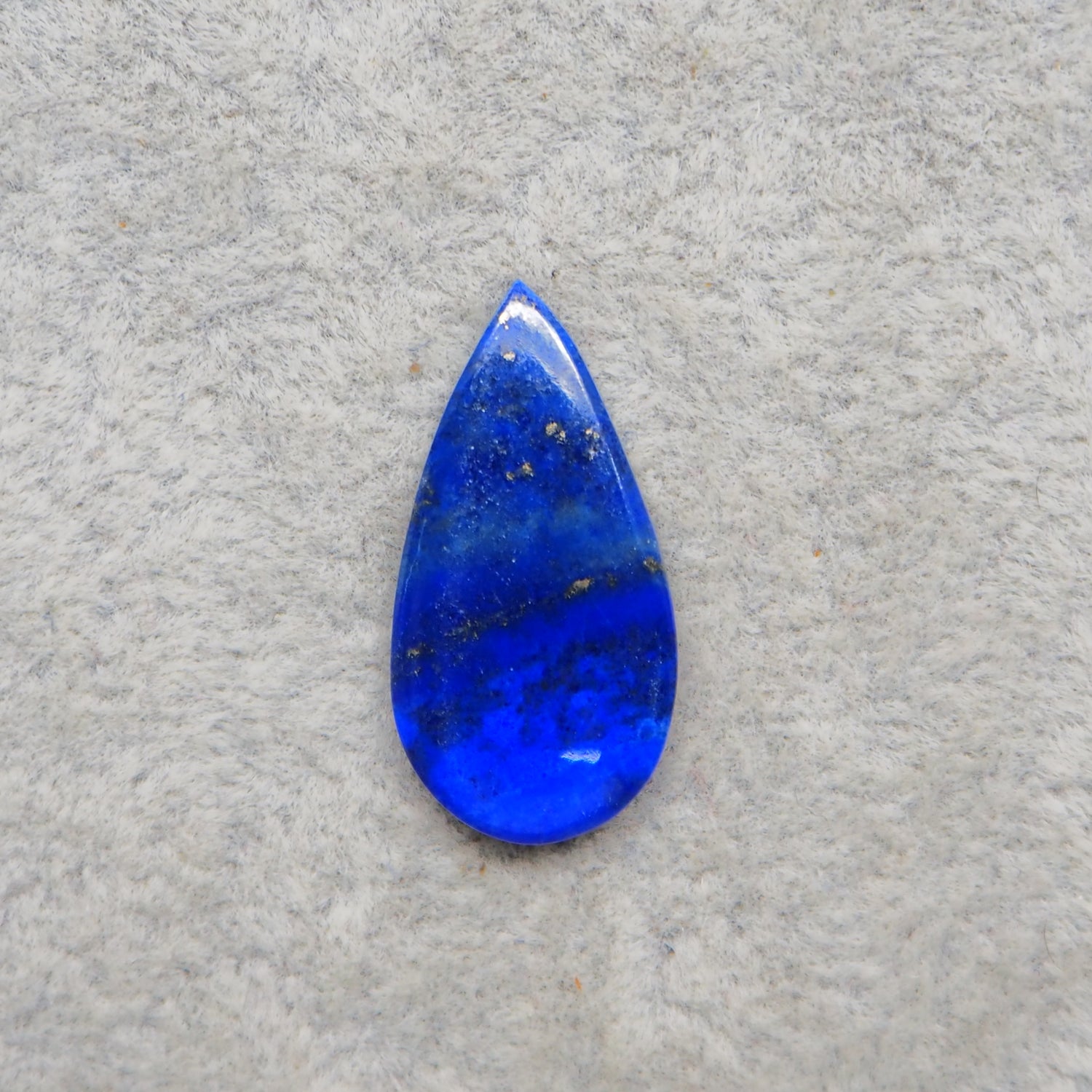 Natural Lapis Lazuli Pear Cabochon 26x13mm 8ct – Pedra Gems One of a Kind Loose Gemstone