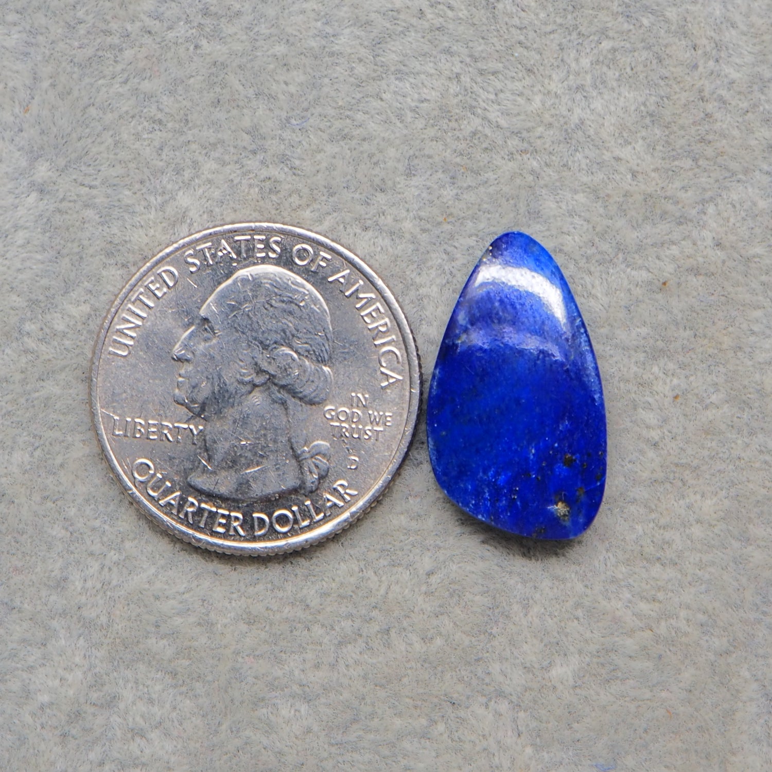 Natural Lapis Lazuli Freeform Cabochon 22x13mm 10ct – Pedra Gems One of a Kind Loose Gemstone