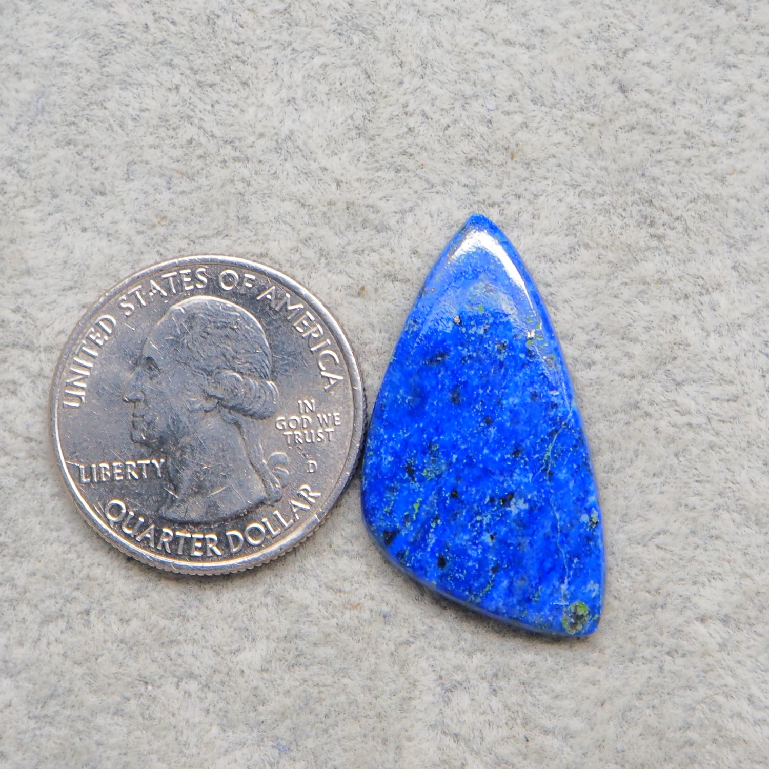 Natural Lapis Lazuli Freeform Cabochon 32x18mm 14.5ct – Pedra Gems One of a Kind Loose Gemstone