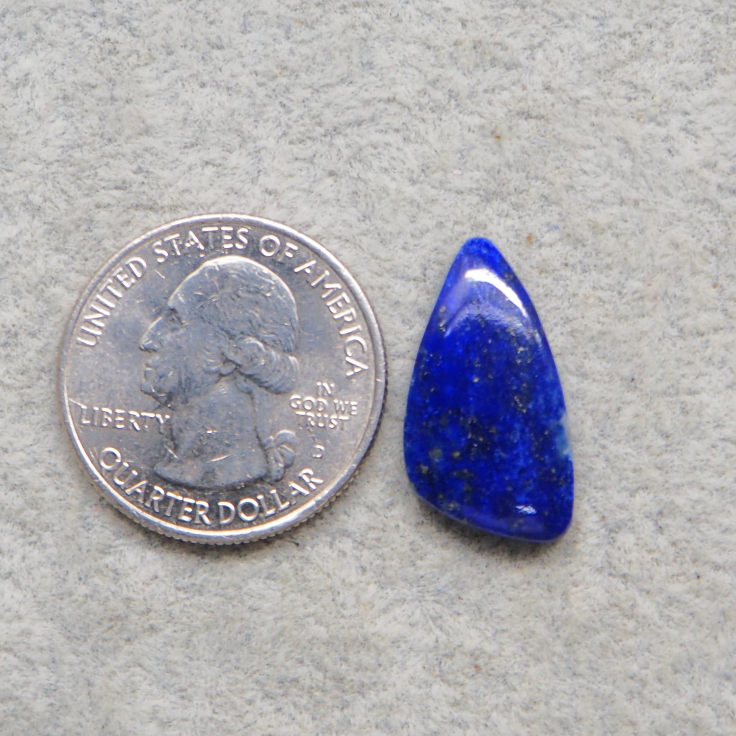 Natural Lapis Lazuli Freeform Cabochon 23x12mm 9.5ct – Pedra Gems One of a Kind Loose Gemstone