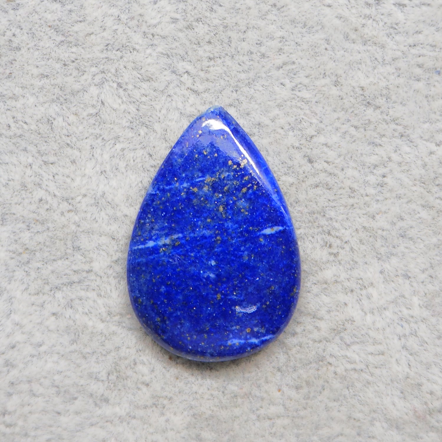 Natural Lapis Lazuli Pear Cabochon 31x21mm 25.5ct – Pedra Gems One of a Kind Loose Gemstone