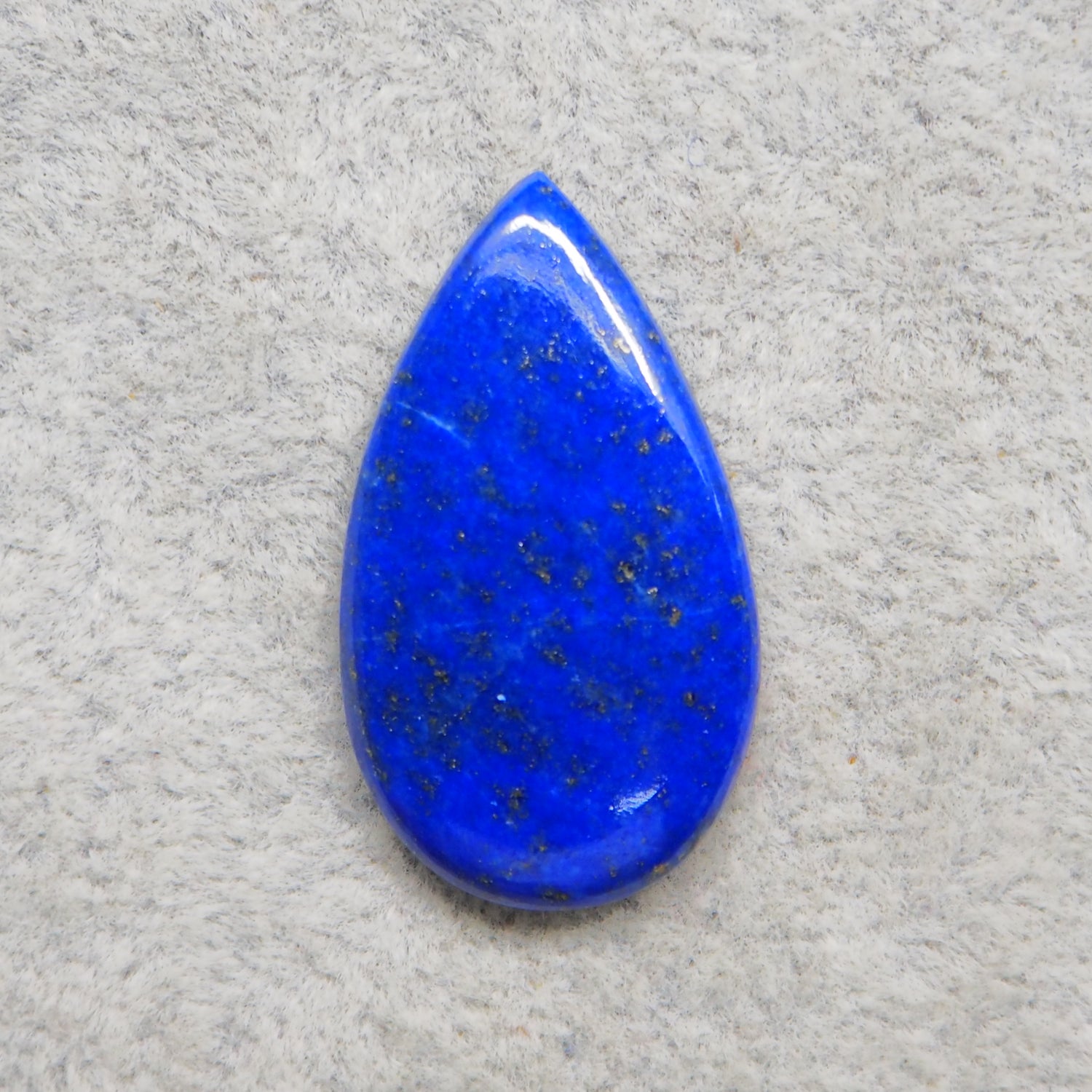 Natural Lapis Lazuli Pear Cabochon 32x19mm 21.5ct – Pedra Gems One of a Kind Loose Gemstone