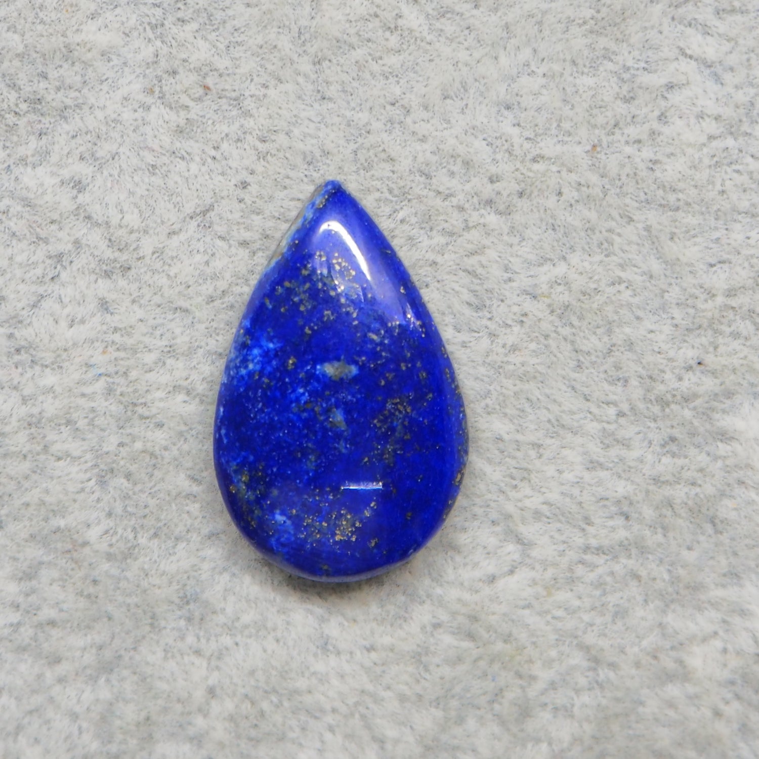 Natural Lapis Lazuli Pear Cabochon 24x15mm 14.5ct – Pedra Gems One of a Kind Loose Gemstone