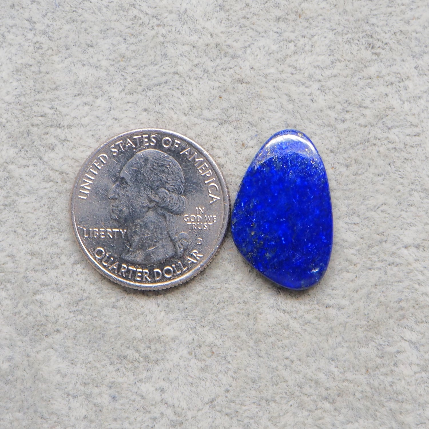 Natural Lapis Lazuli Freeform Cabochon 23x15mm 11.5ct – Pedra Gems One of a Kind Loose Gemstone