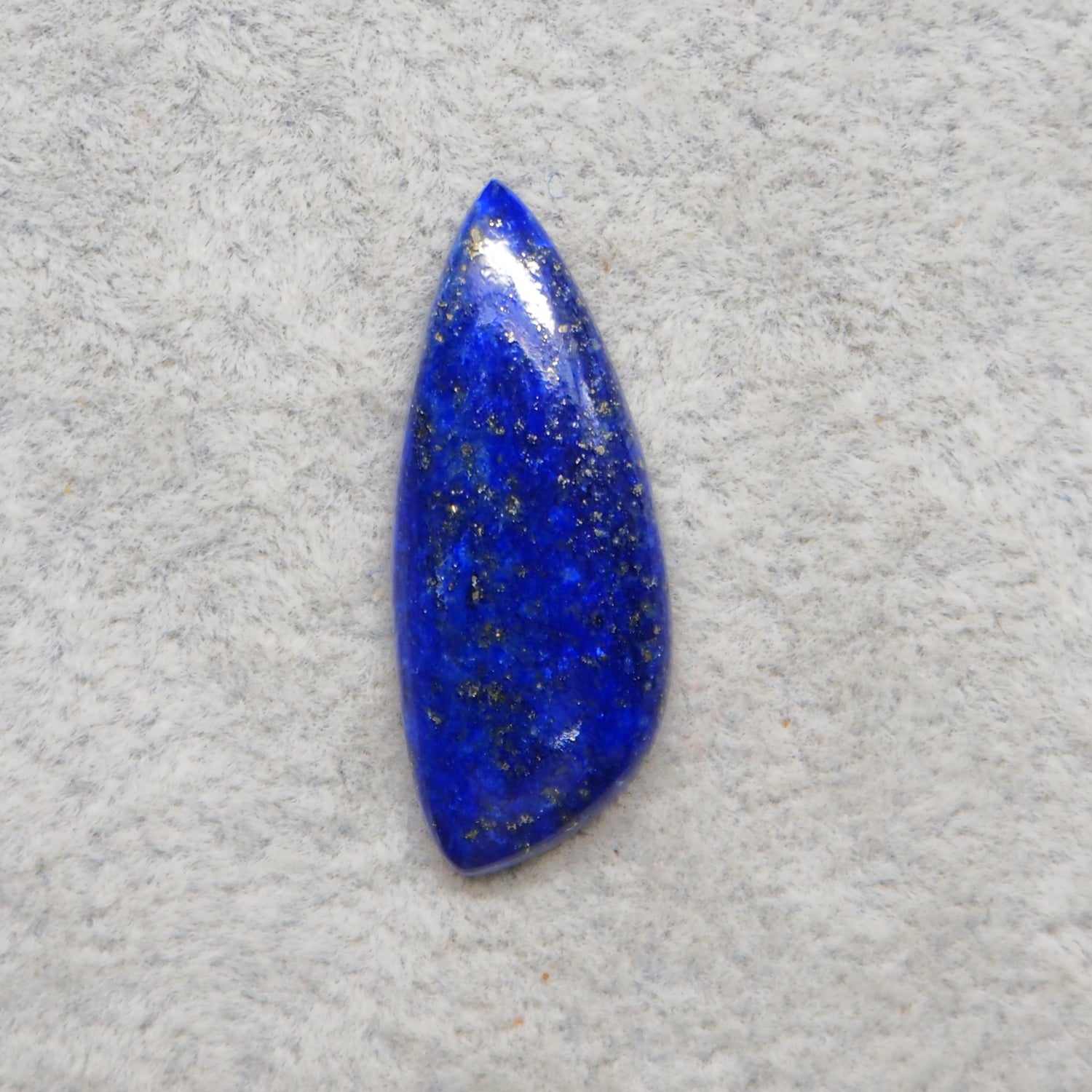 Natural Lapis Lazuli Freeform Cabochon 33x13mm 14ct – Pedra Gems One of a Kind Loose Gemstone