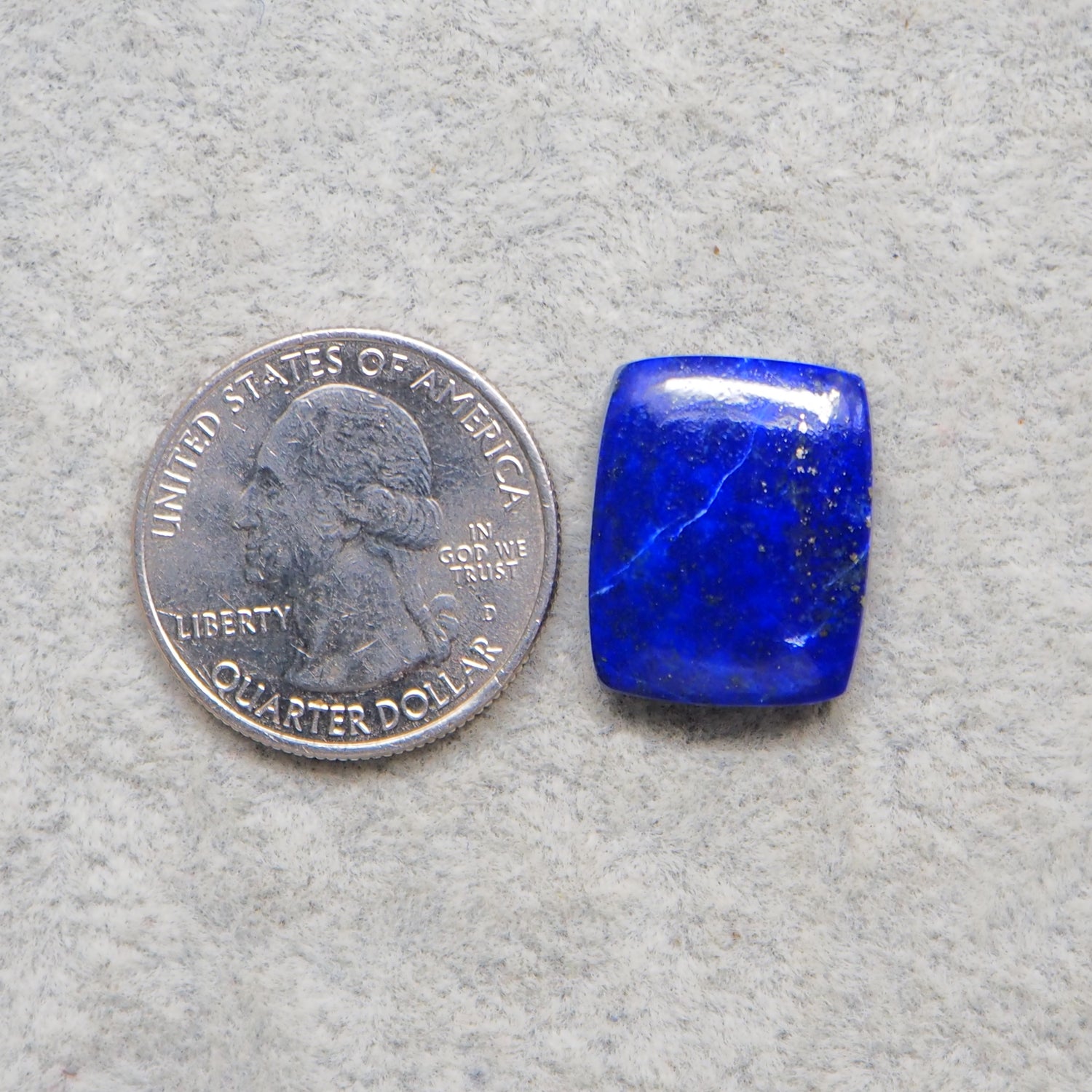 Natural Lapis Lazuli Cushion Cabochon 19x15mm 16ct – Pedra Gems One of a Kind Loose Gemstone