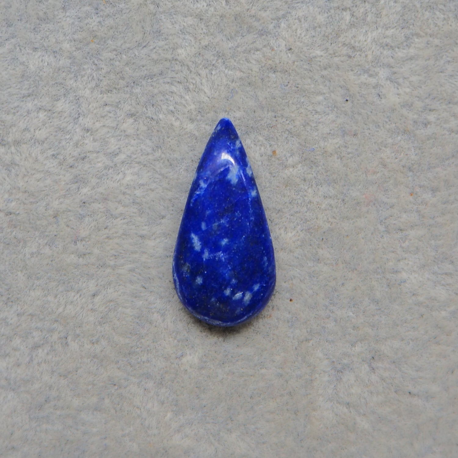 Natural Lapis Lazuli Pear Cabochon 21x10mm 7ct – Pedra Gems One of a Kind Loose Gemstone