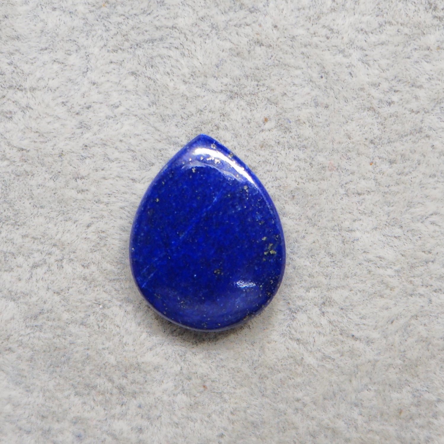 Natural Lapis Lazuli Pear Cabochon 22x18mm 18.5ct – Pedra Gems One of a Kind Loose Gemstone