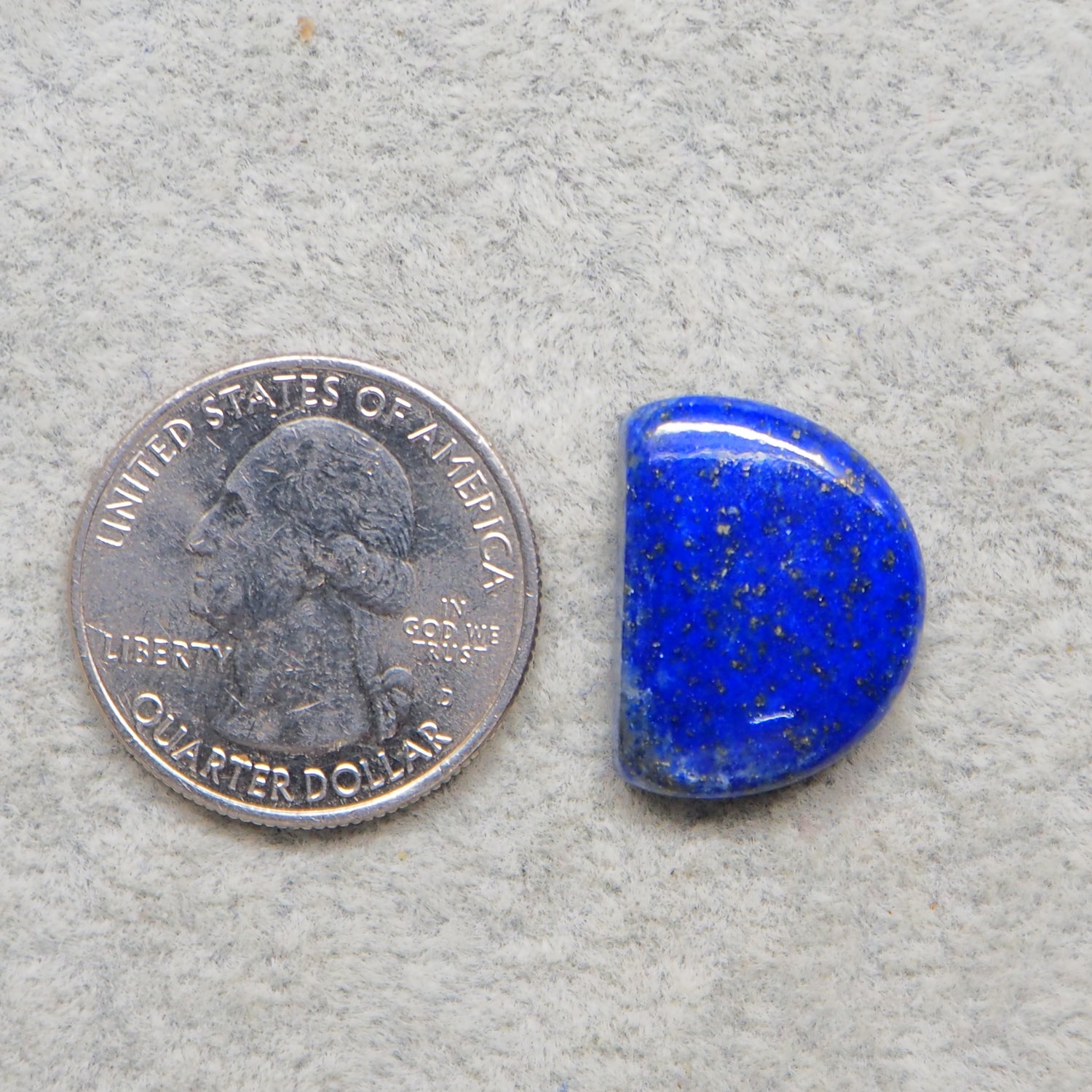 Natural Lapis Lazuli Freeform Cabochon 20x16mm 15.5ct – Pedra Gems One of a Kind Loose Gemstone