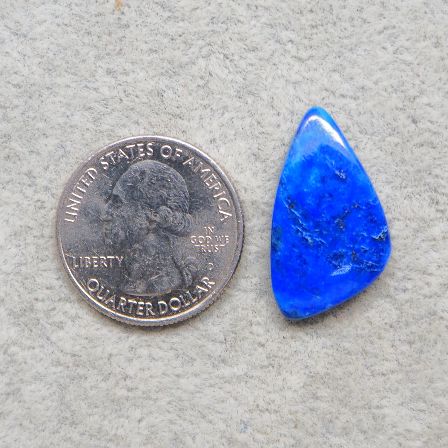 Natural Lapis Lazuli Freeform Cabochon 27x15mm 14.5ct – Pedra Gems One of a Kind Loose Gemstone