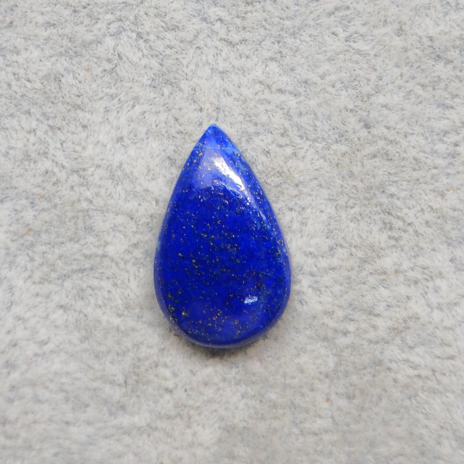 Natural Lapis Lazuli Pear Cabochon 23x14mm 12.5ct – Pedra Gems One of a Kind Loose Gemstone