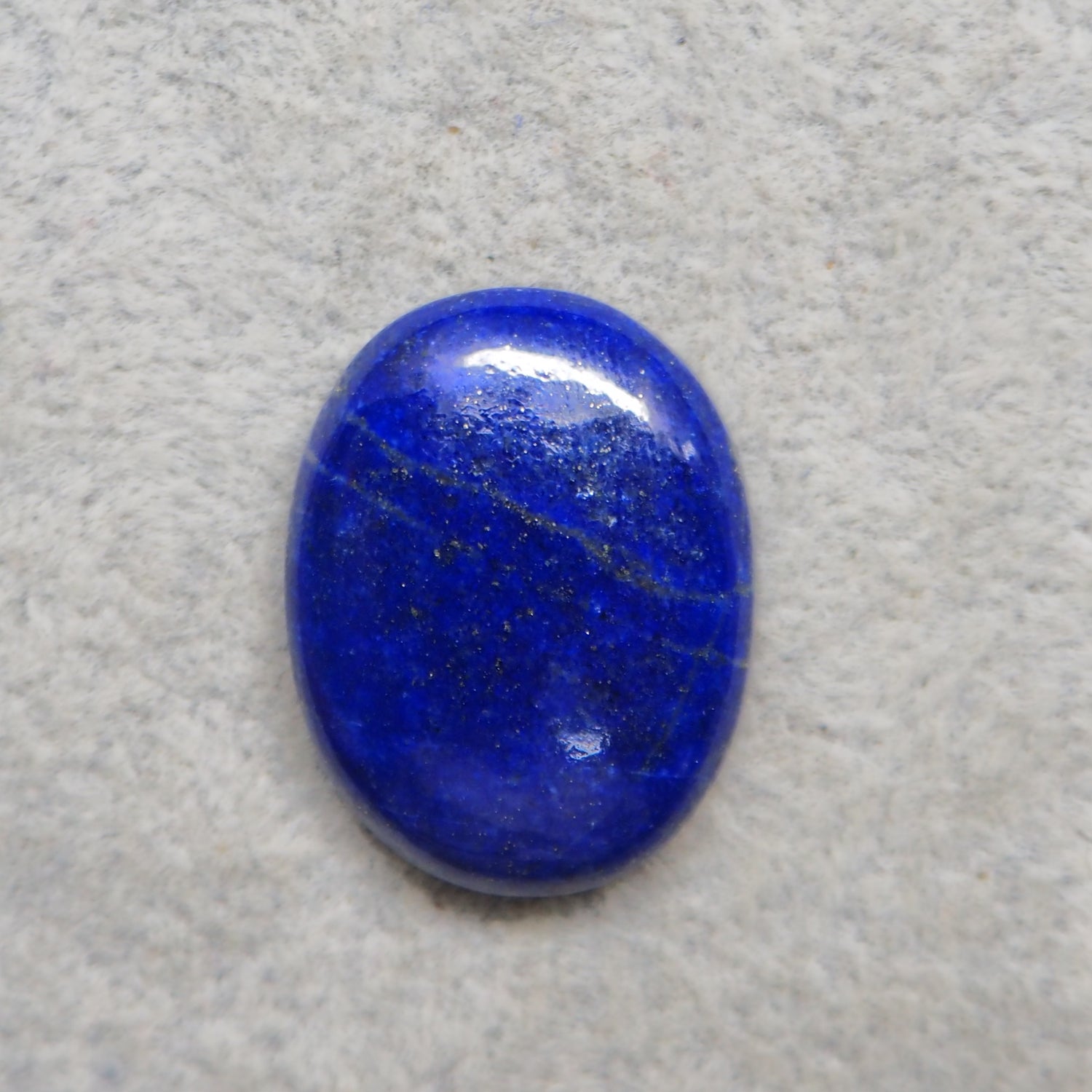 Natural Lapis Lazuli Oval Cabochon 26x12mm 29ct – Pedra Gems One of a Kind Loose Gemstone