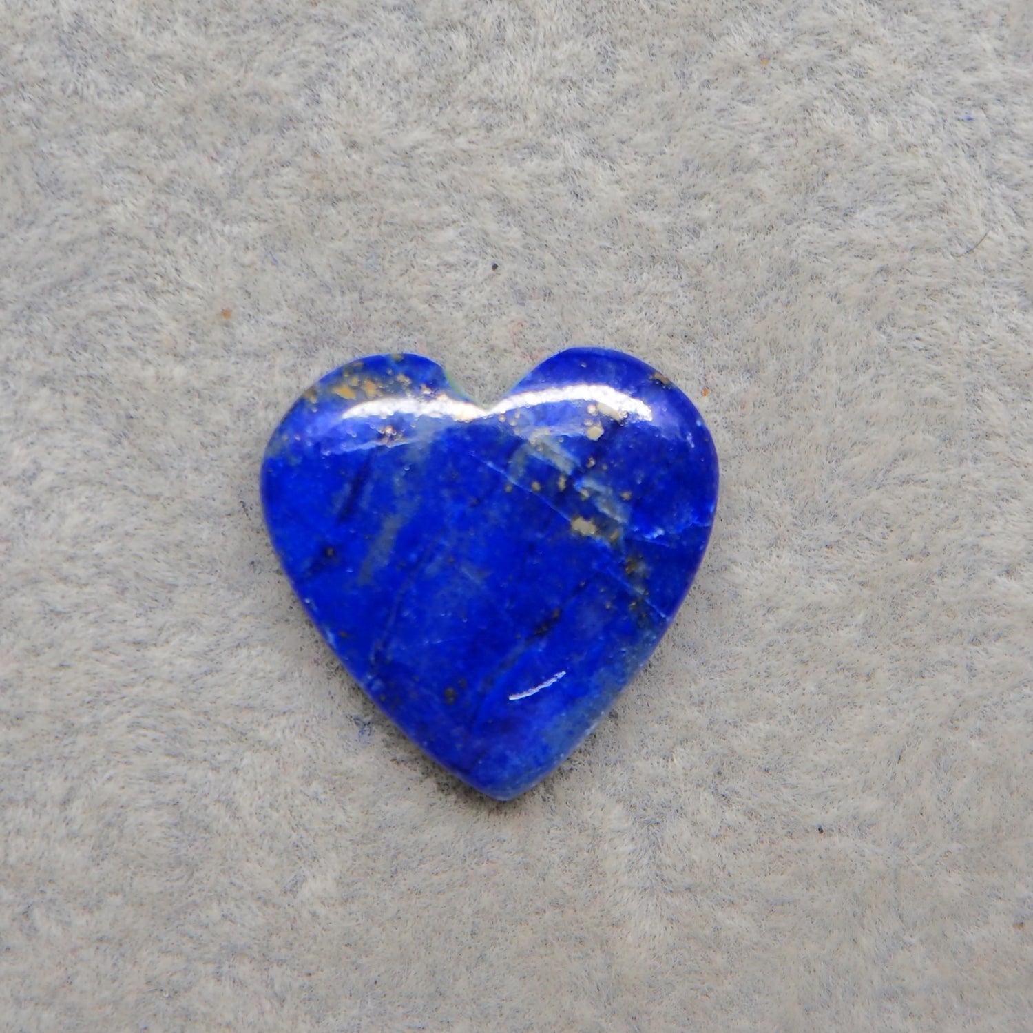 Natural Lapis Lazuli Heart Cabochon 19x20mm 15ct – Pedra Gems One of a Kind Loose Gemstone