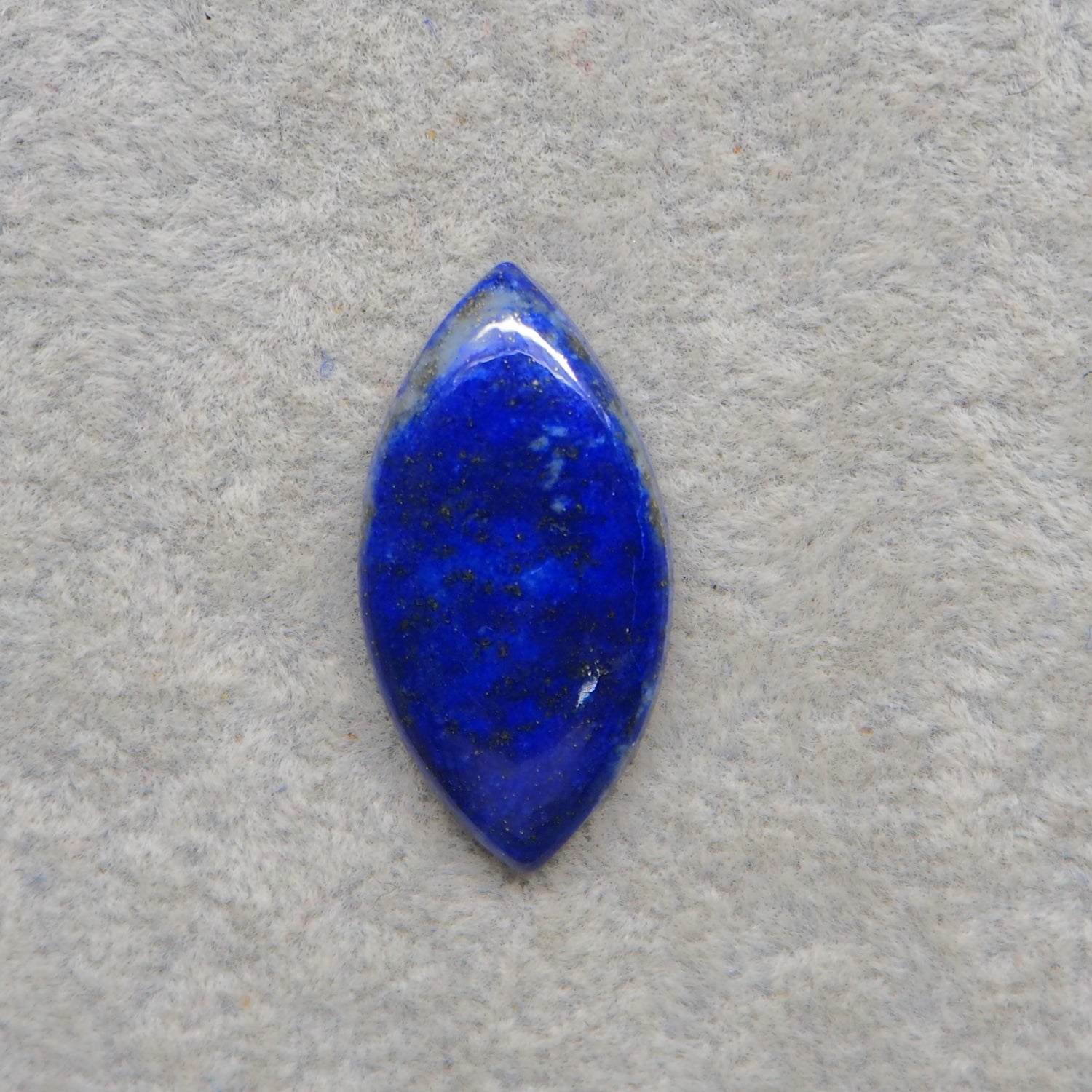 Natural Lapis Lazuli Marquise Navette Cabochon 38x15mm 15.5ct – Pedra Gems One of a Kind Loose Gemstone