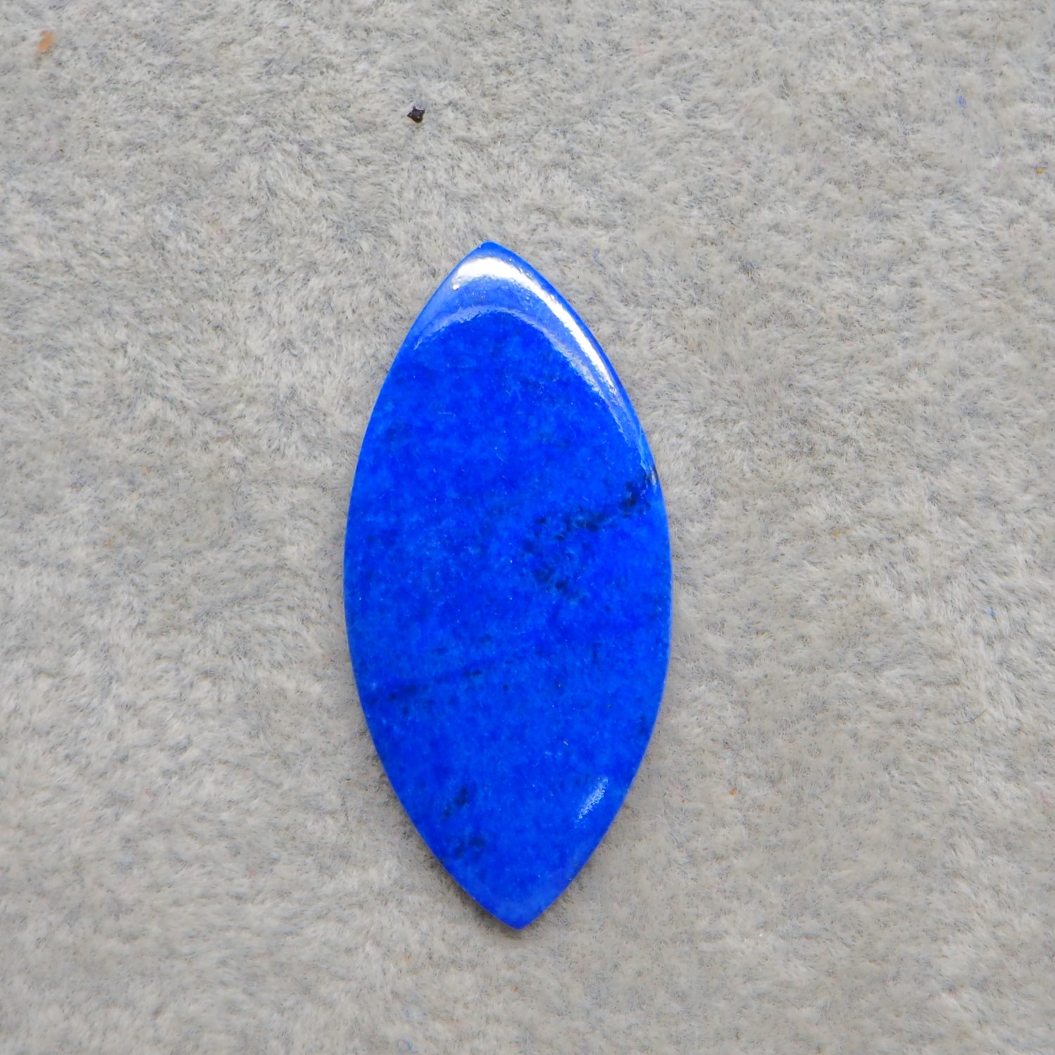 Natural Lapis Lazuli Marquise Navette Cabochon 37x18mm 14.5ct – Pedra Gems One of a Kind Loose Gemstone
