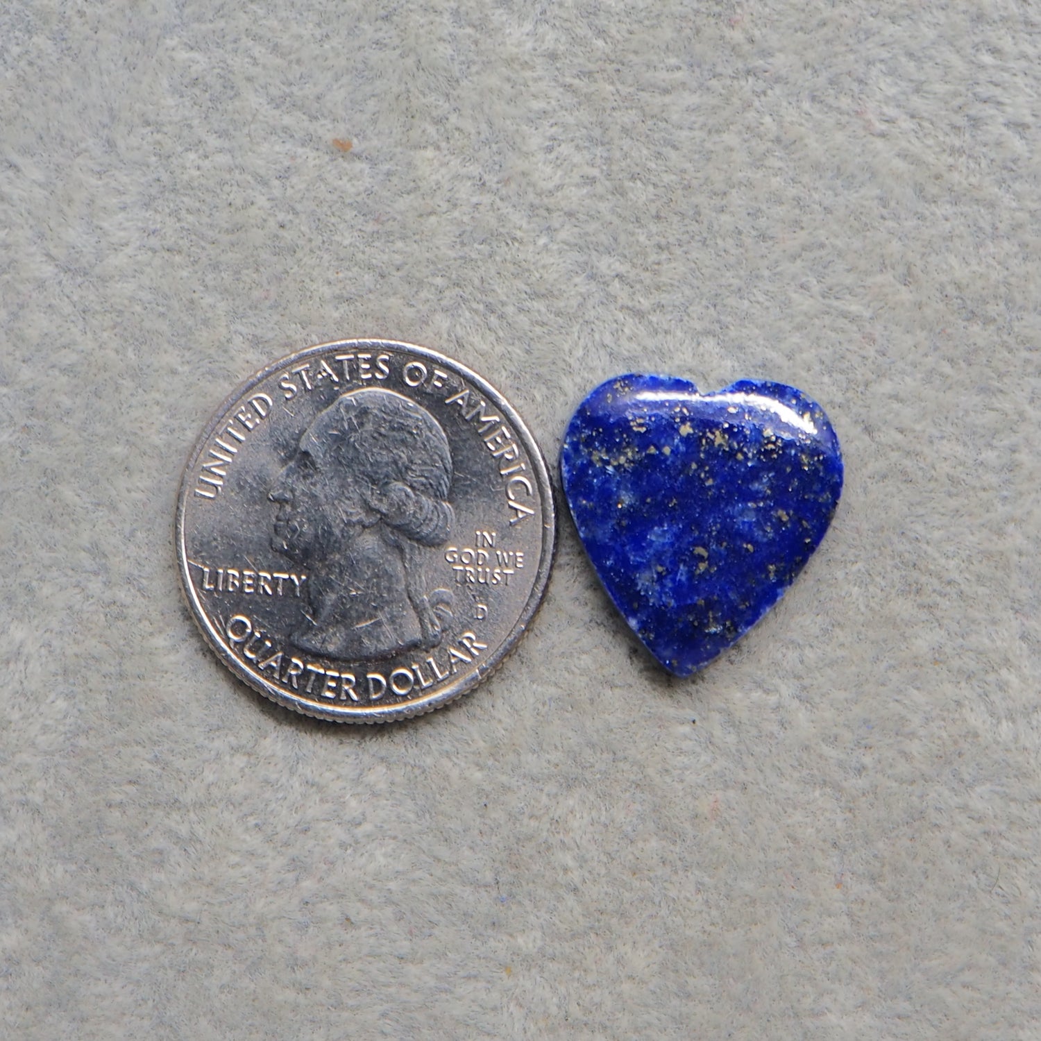 Natural Lapis Lazuli Heart Cabochon 29x18mm 12ct – Pedra Gems One of a Kind Loose Gemstone